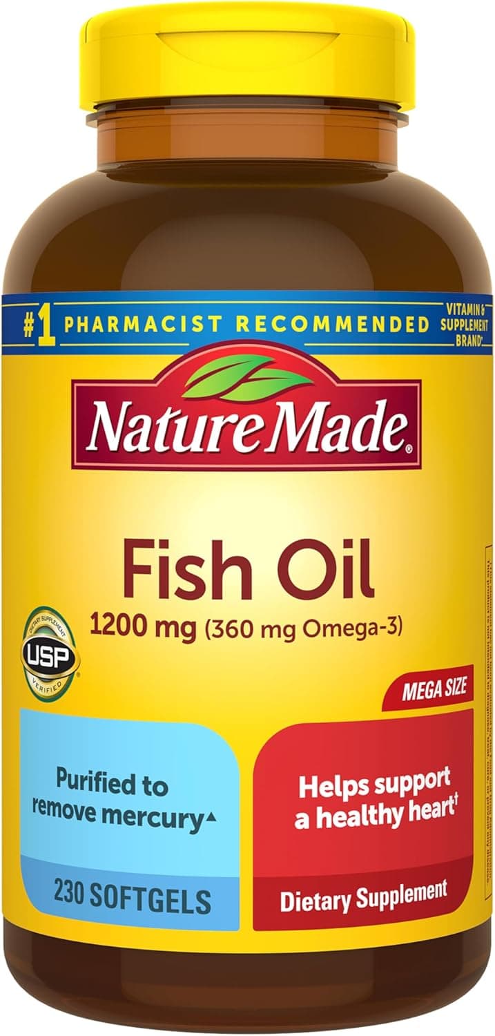 Nature Made Fish Oil Omega 3 Supplements