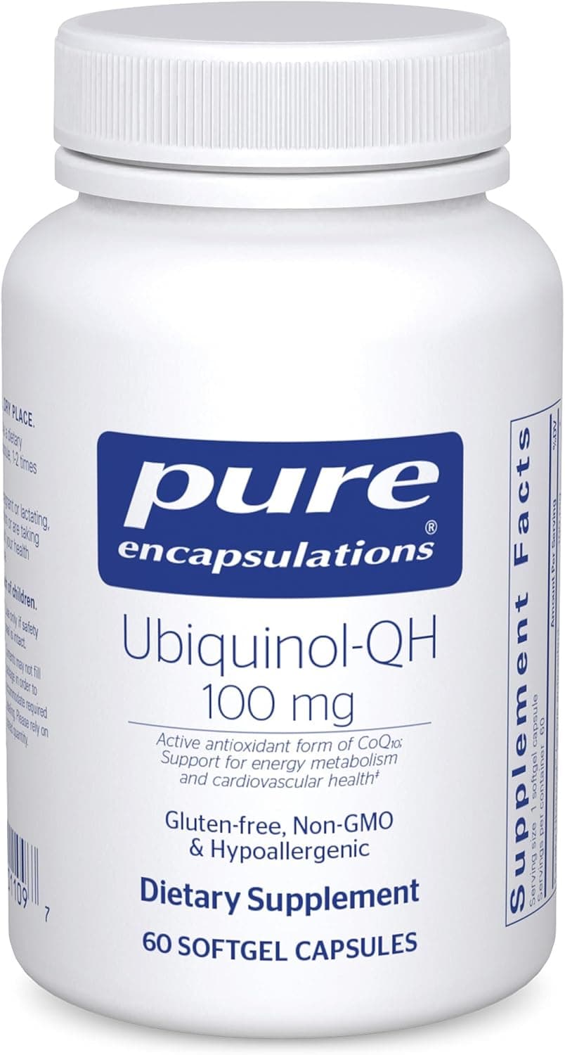 Pure Encapsulations Ubiquinol-QH - 100 mg CoQ10 - Supports…