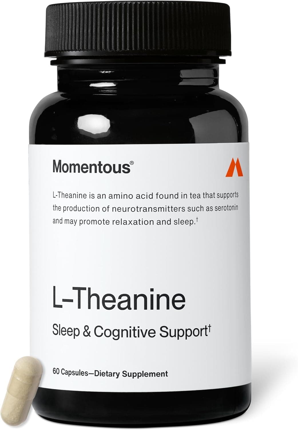 Momentous L-Theanine Supplement - 200 mg Capsules to Promote…
