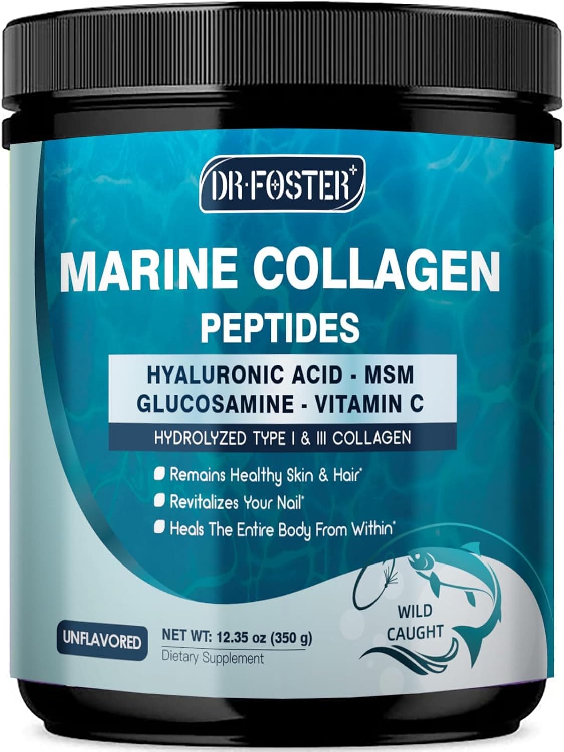 DRFOSTER Marine Collagen Peptides Powder for Joint Support