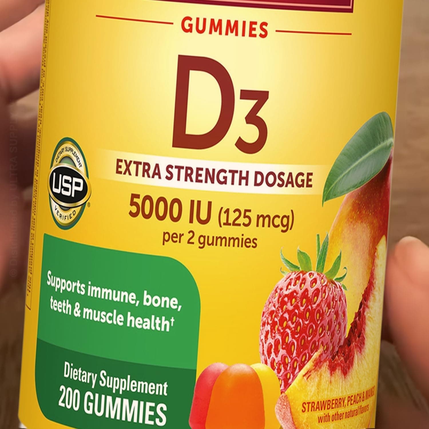 Nature_Mades Vitamin D3 Gummies 5000 IU (200 Count. Value…