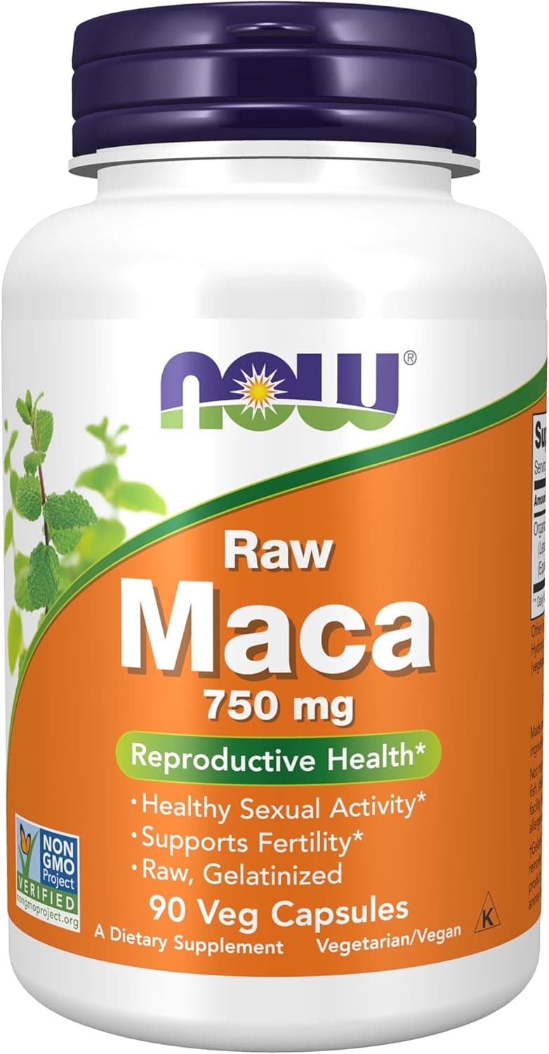 NOW Foods Supplements, Maca (Lepidium meyenii) 750 mg Raw…