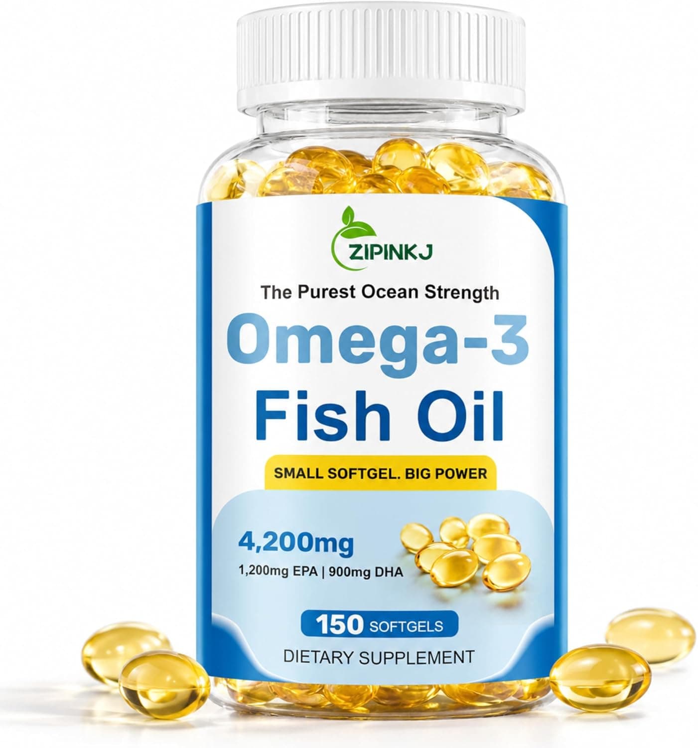 Omega-3 Fish Oil Supplements 4200mg– Triple Strength
