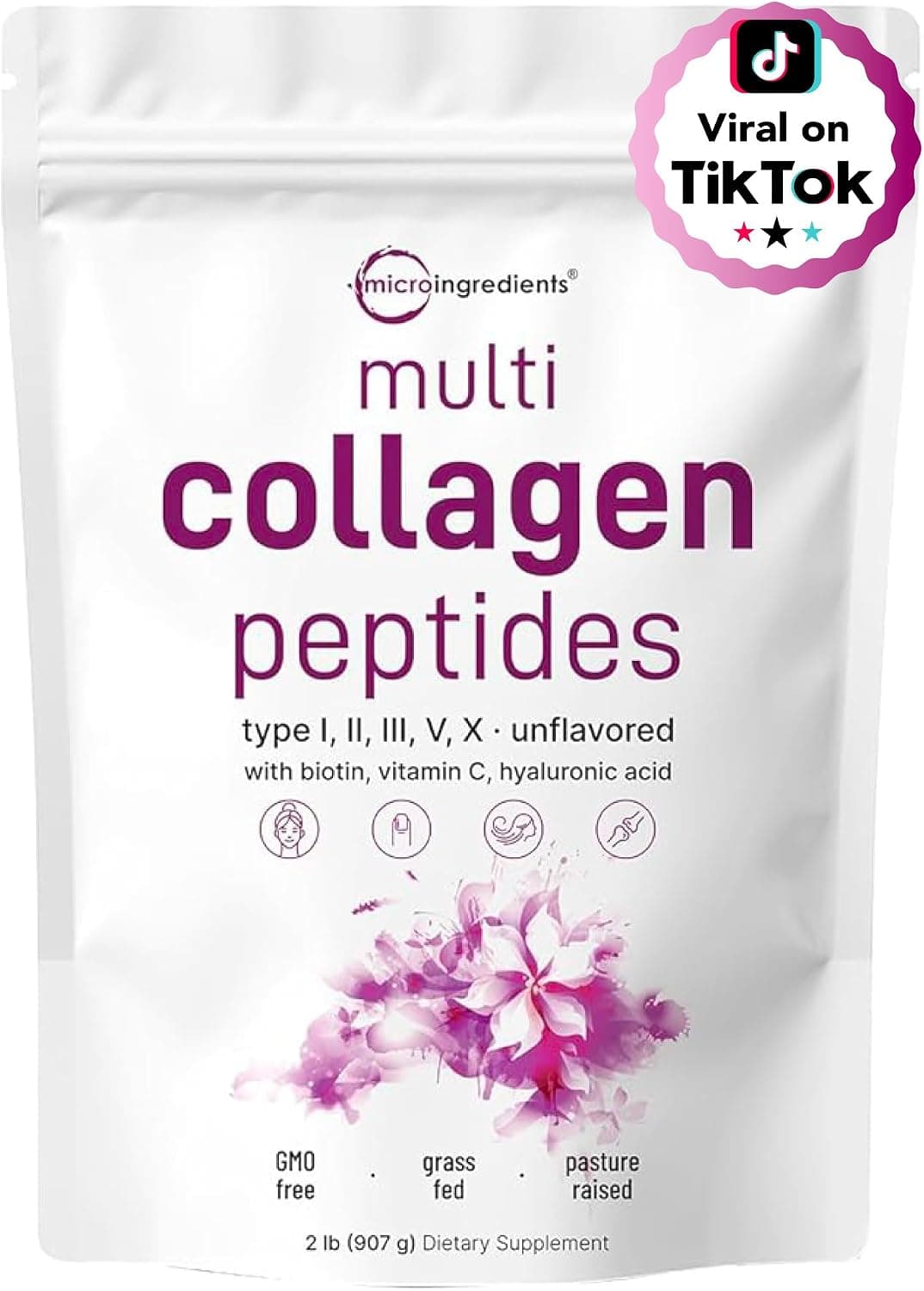 Micro Ingredients Multi Collagen Peptides Powder