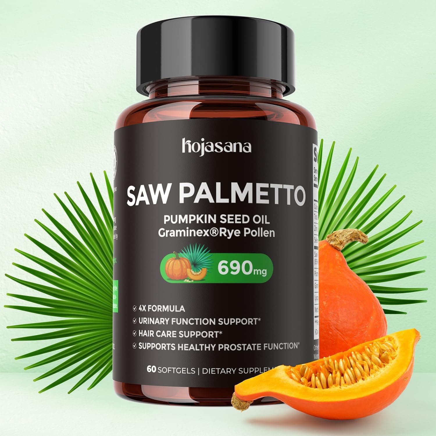 6-in-1 Saw Palmetto Prostate Health Supplement for Men Over 40…