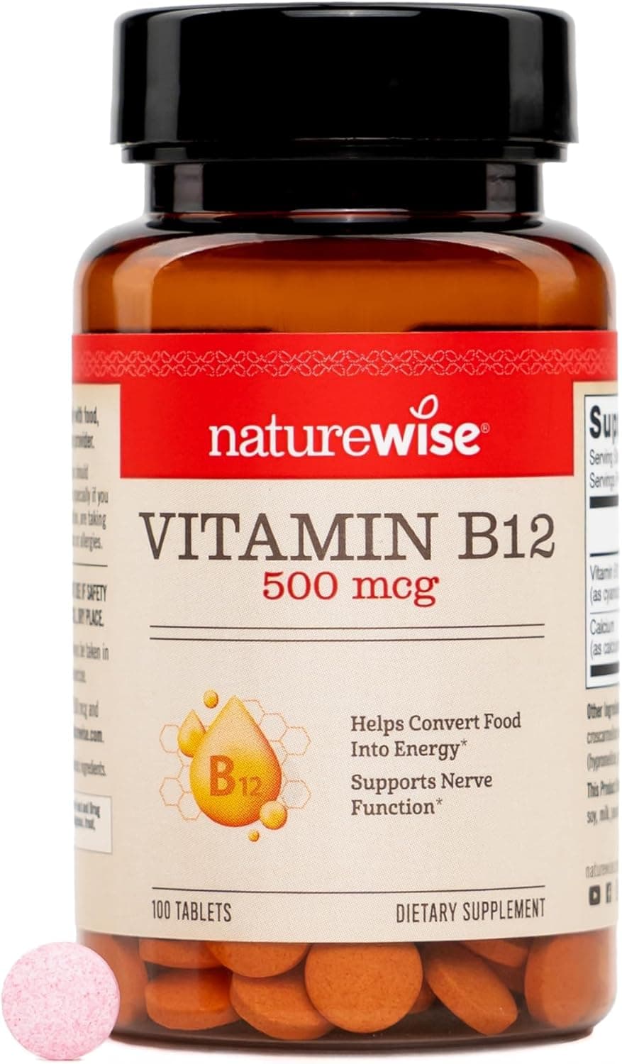 NatureWise Vitamin B12 500 mcg - B12 Supplement for Energy +…