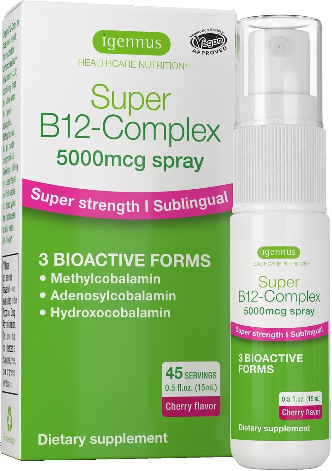 Igennus Triple Vitamin B12 Complex 5000mcg