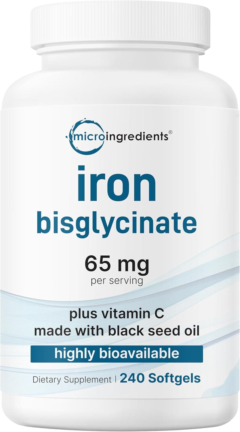 Micro Ingredients Ferrous Iron Bisglycinate 65 mg Per Serving