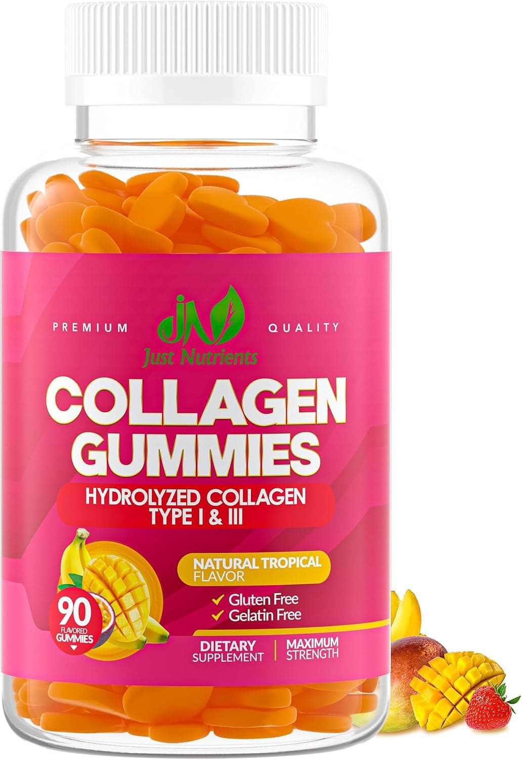 Collagen Gummies for Women & Men (90 Count) - Premium…