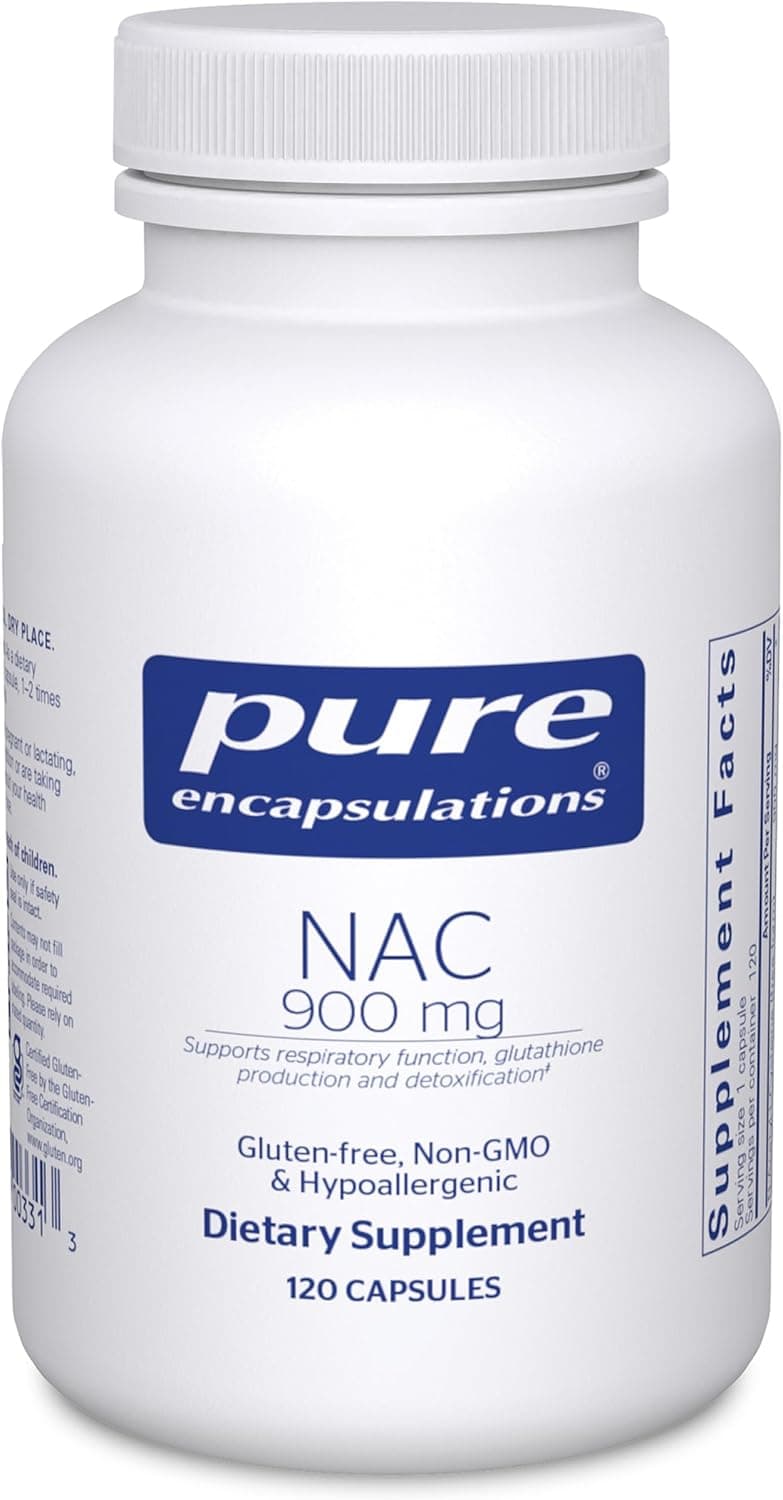 Pure Encapsulations NAC 900 mg - N-Acetyl Cysteine Amino Acid…