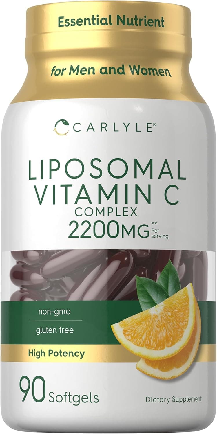 Carlyle Liposomal Vitamin C | 2200mg | 90 Softgel Capsules…