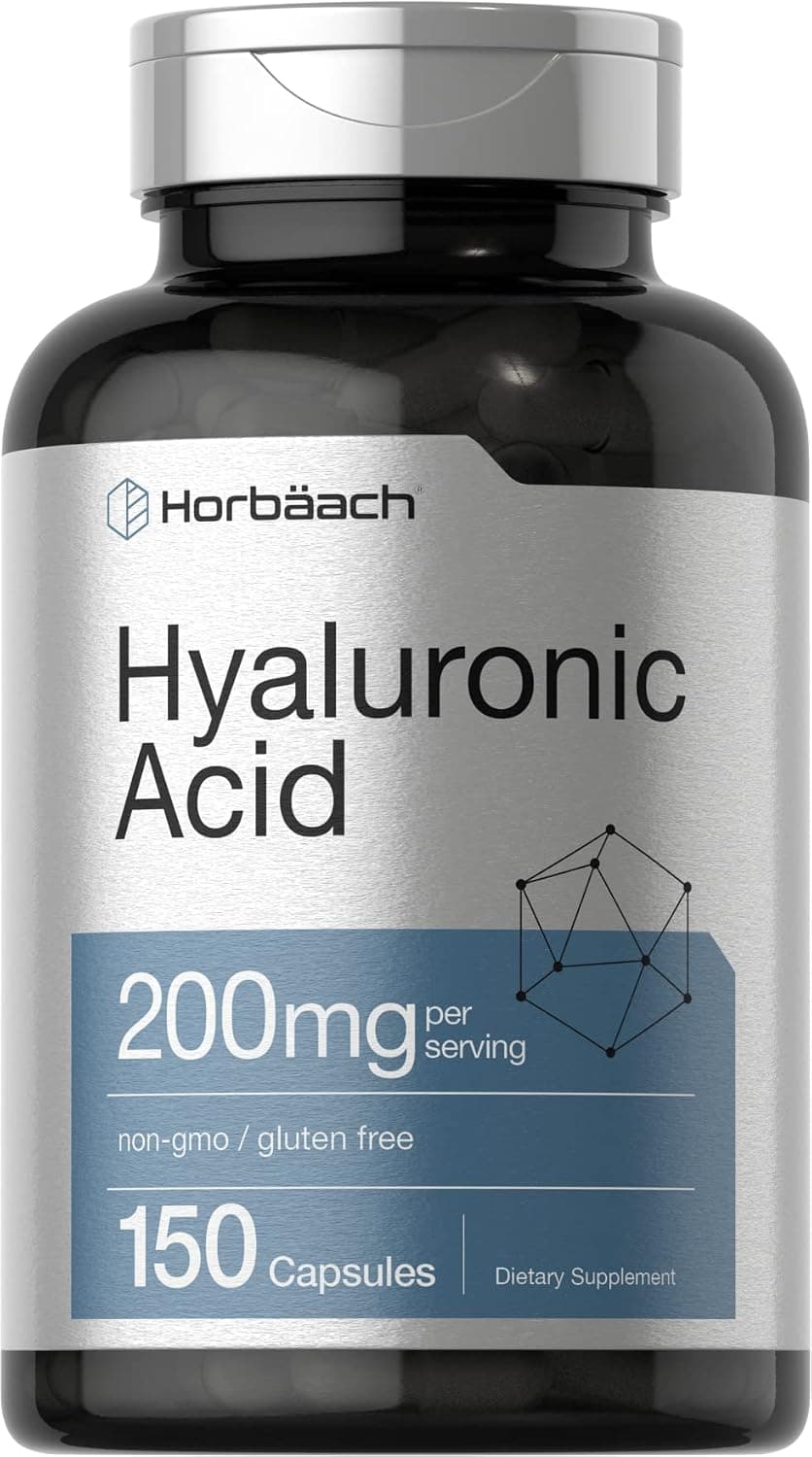 Horbaach Hyaluronic Acid Supplement | 200 mg | 150 Capsules