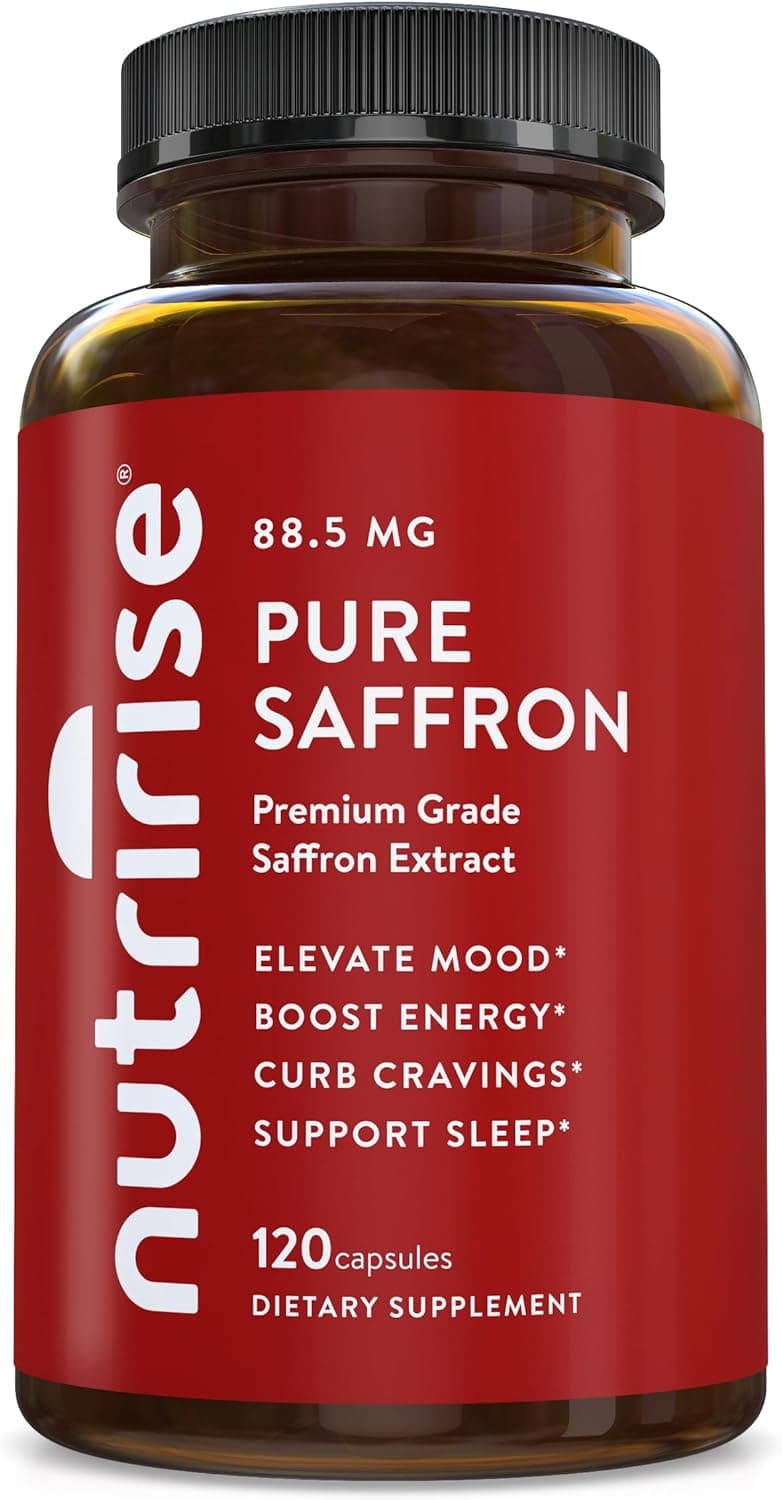 NutriRise Saffron Supplements 120 Capsules