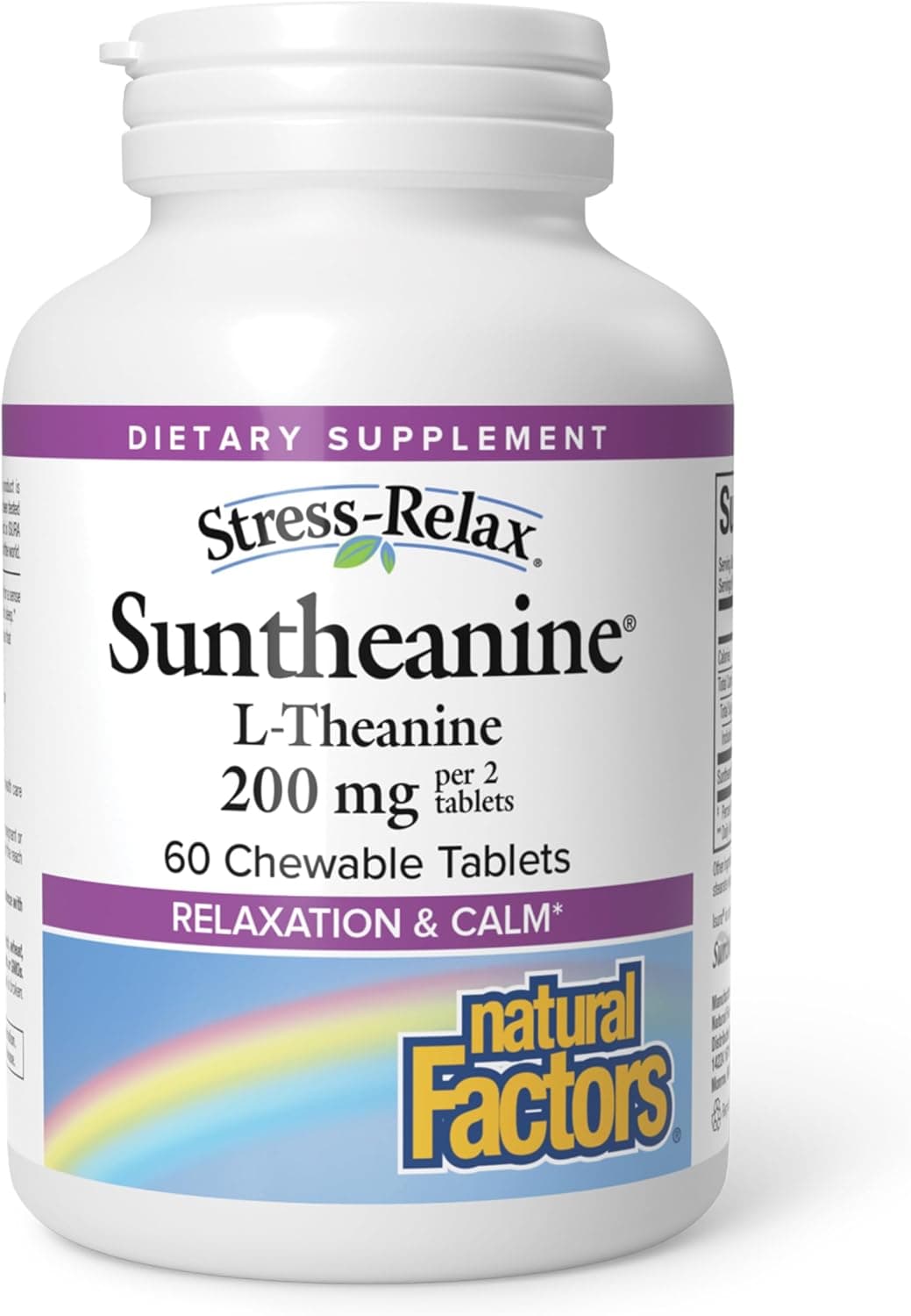 Natural Factors Suntheanine L-Theanine 100 mg - Health…