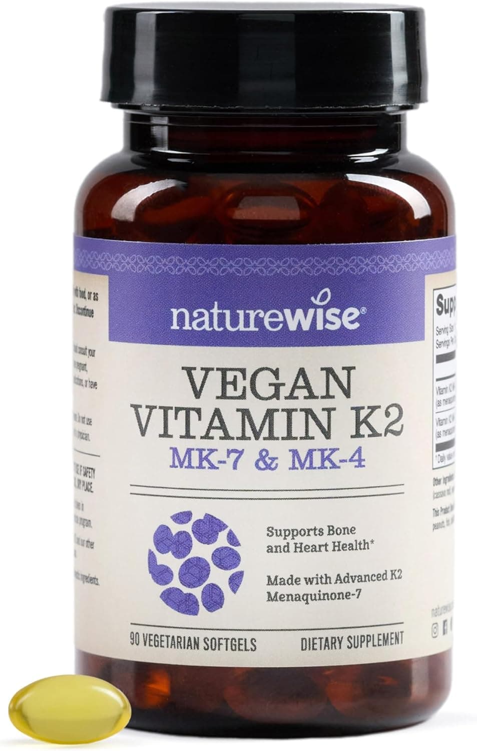 NatureWise Vitamin K2 600mcg Supplement with MK-7 100mcg…