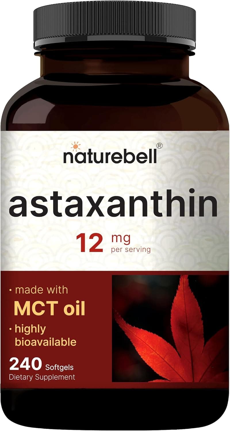 NatureBell Maximum Strength Astaxanthin 12mg