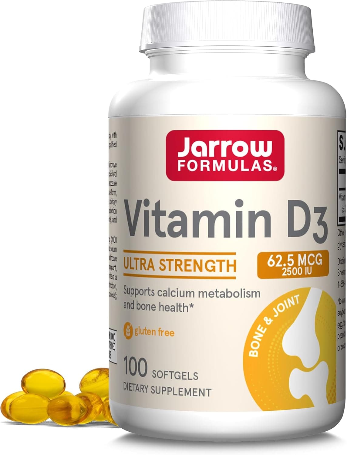 Jarrow Formulas Vitamin D3 62.5 mcg (2