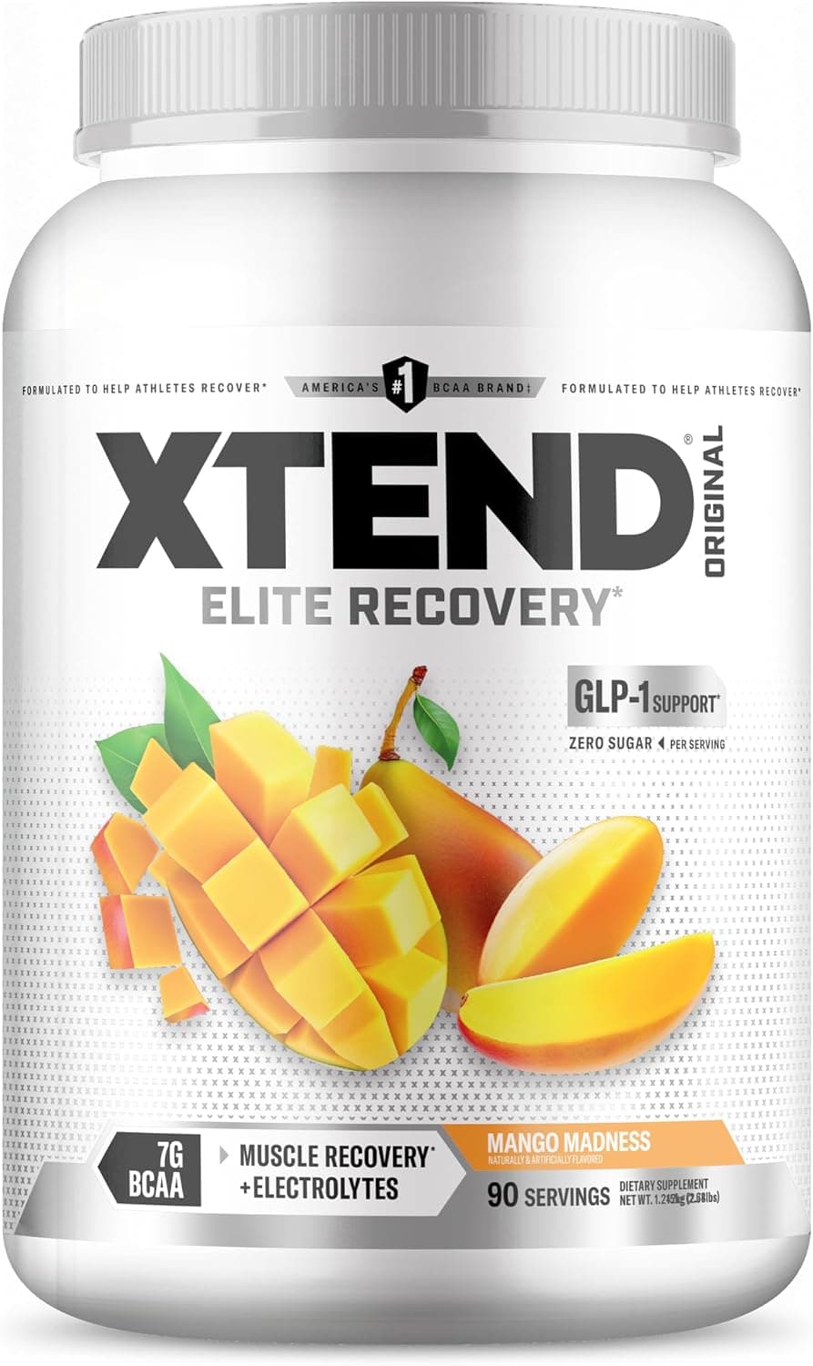 XTEND Original BCAA Powder Mango Madness | Sugar Free Post…