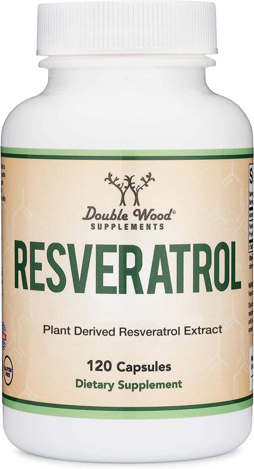 Resveratrol 500mg, 50% Trans 250mg, Antioxidant + Heart, 120…