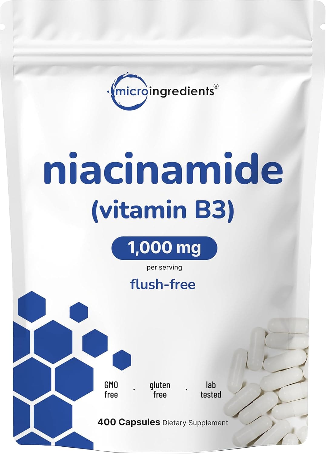 Vitamin B3 Niacinamide 500mg Per Capsule