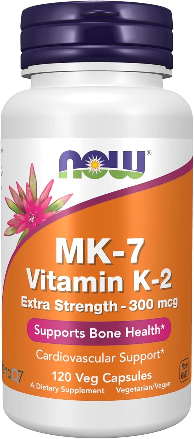 Now Foods Supplements, MK-7 Vitamin K-2 300 mcg…
