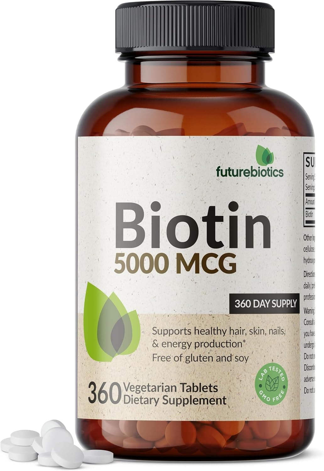 Futurebiotics Biotin 5000 MCG Supports Healthy Hair