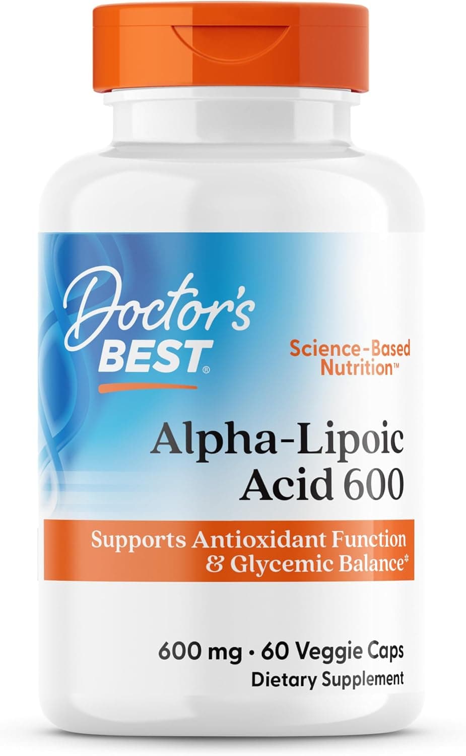 Doctor's Best Alpha Lipoic Acid Supplement 600mg…