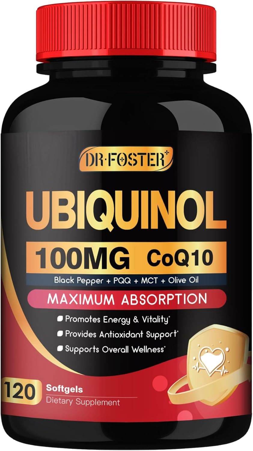 DRFOSTER CoQ10 Ubiquinol 100mg Supplement