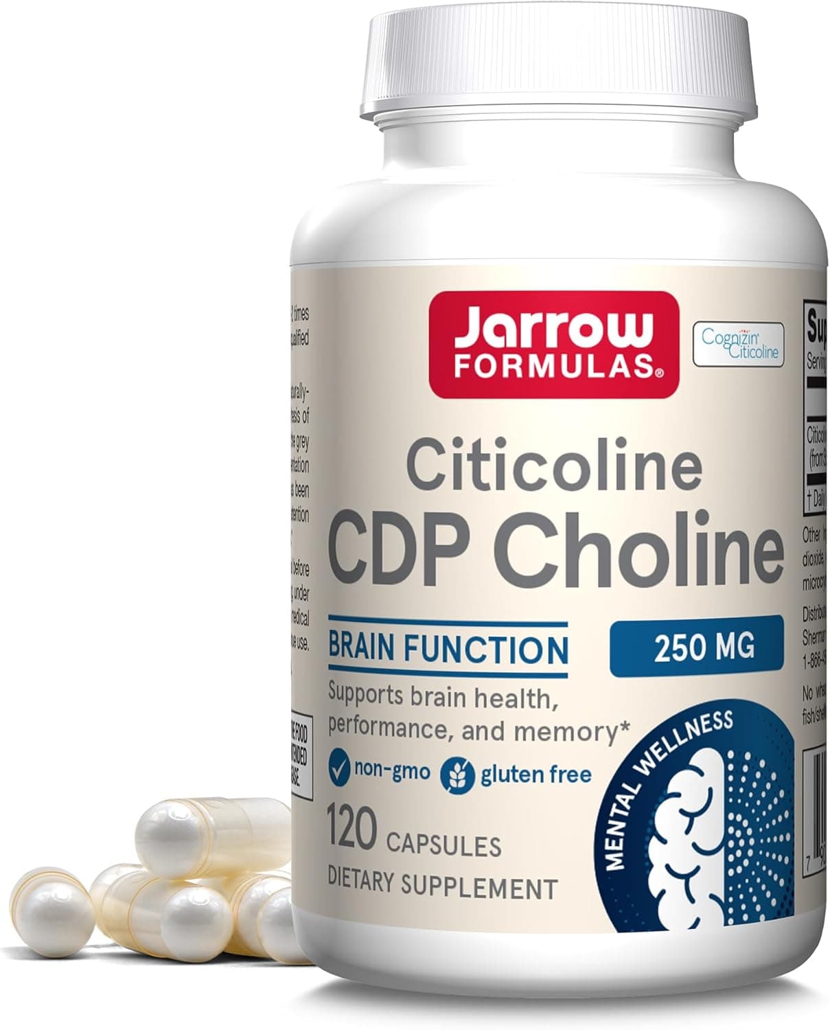 Jarrow Formulas Citicoline CDP 250 MG