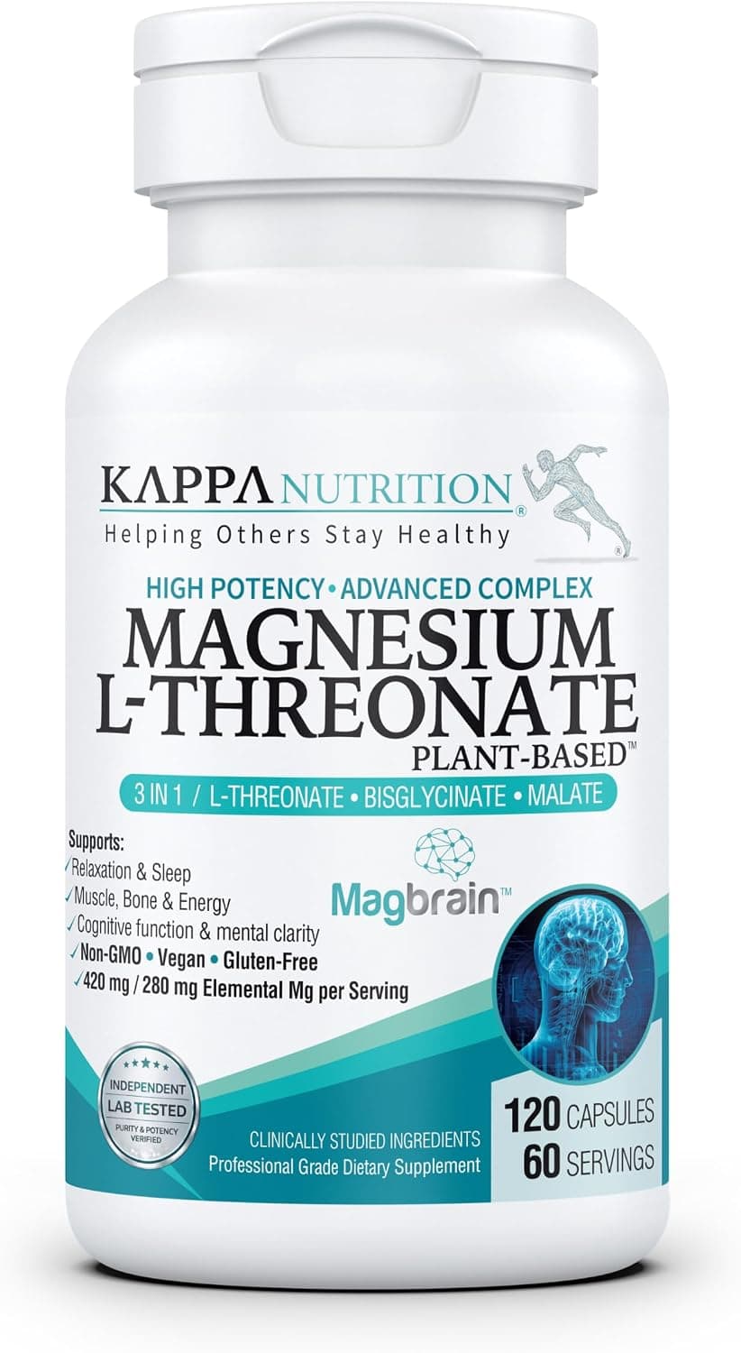 Kappa Nutrition Powered by Magbrain™ Magnesium L-Threonate…