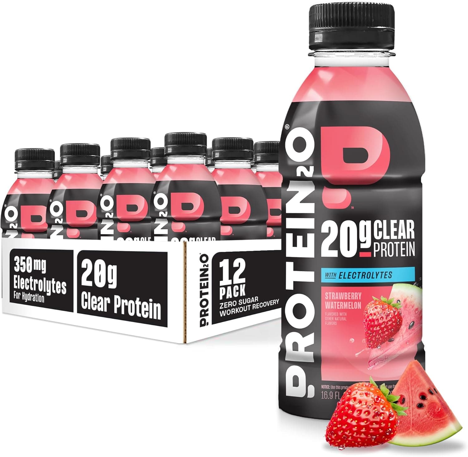 Protein2o Hydration Drink - 2-in-1 Liquid Clear Whey Protein…