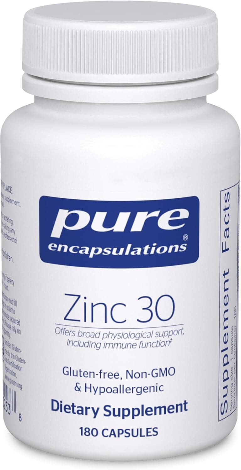Pure Encapsulations Zinc 30 mg - Supplement for Immune System…