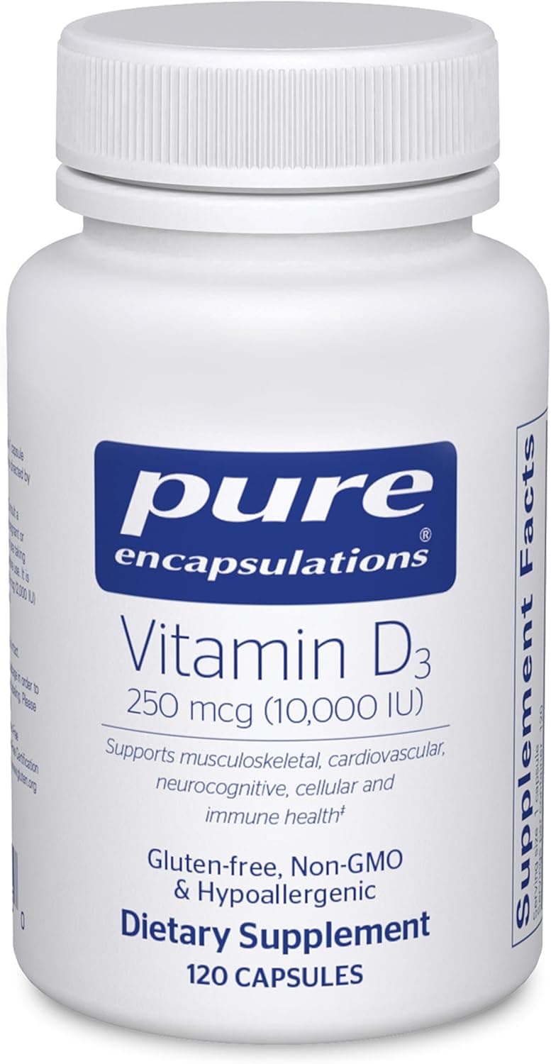 Pure Encapsulations Vitamin D3 250 mcg (10