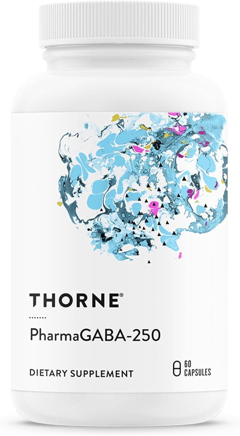 THORNE - PharmaGABA-250 - GABA Supplement - 250 mg Natural…