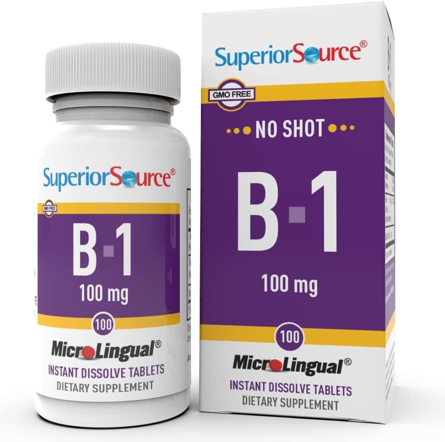 Superior Source B-1 100 mg - Vitamin B Supplement Supports…