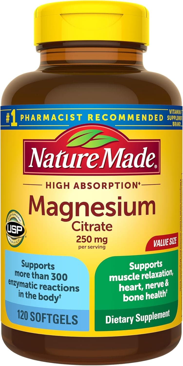 Nature Made Magnesium Citrate 250 mg per serving