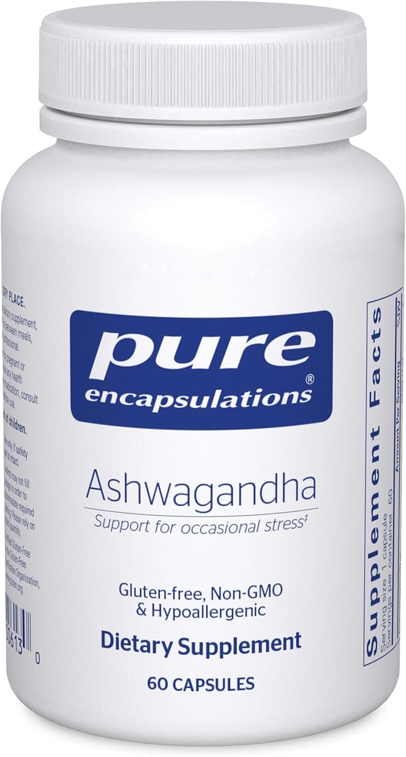 Pure Encapsulations Ashwagandha - 500 mg Ashwagandha Extract…