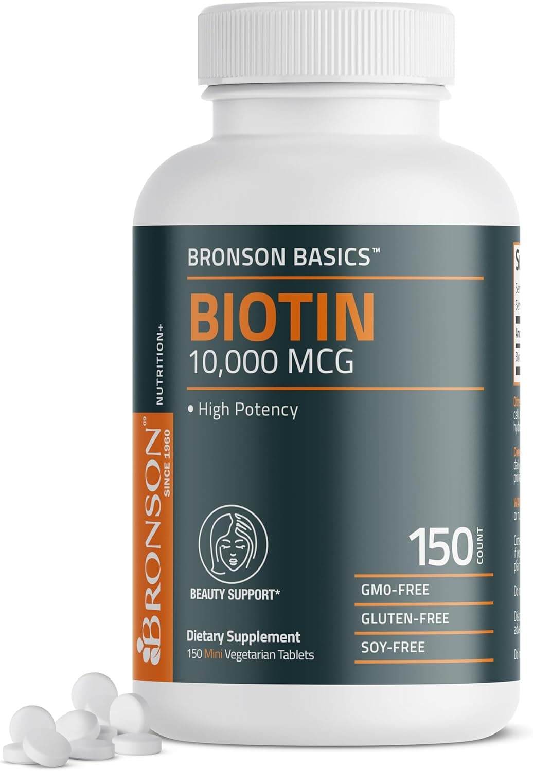 Bronson Biotin 10,000mcg, Supports Healthy Hair, Skin…