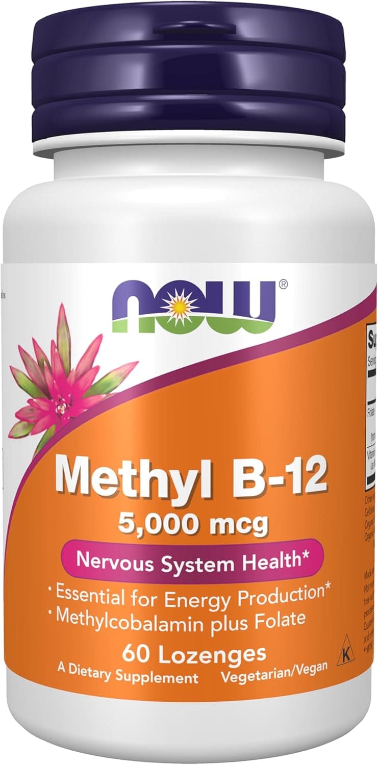 Supplements, Methyl B-12 (Methylcobalamin) 5,000 mcg, Nervous…