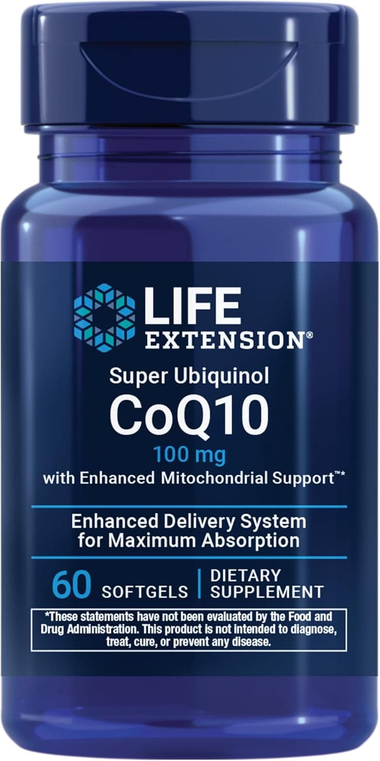 Life Extension Super Ubiquinol CoQ10 with Enhanced…