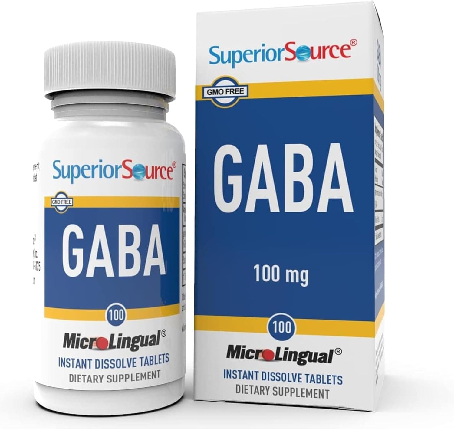 Superior Source GABA 100 mg - Brain & Nervous System Support…
