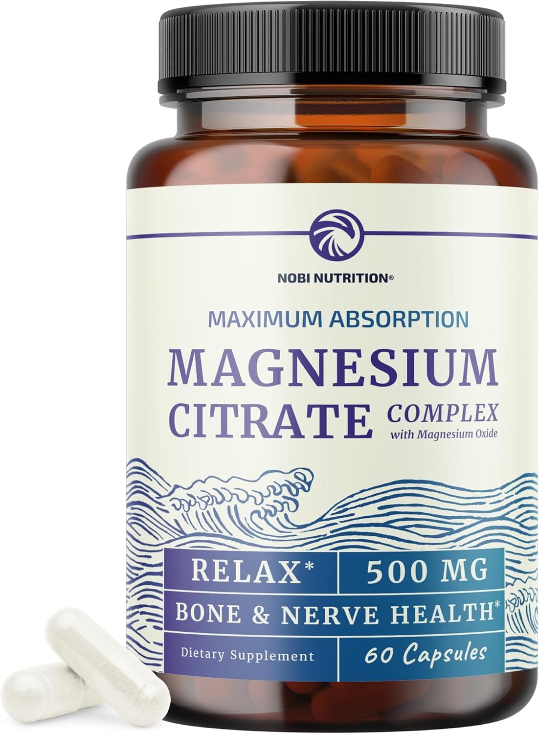 Magnesium Citrate Complex 500 MG for Constipation & Digestion…