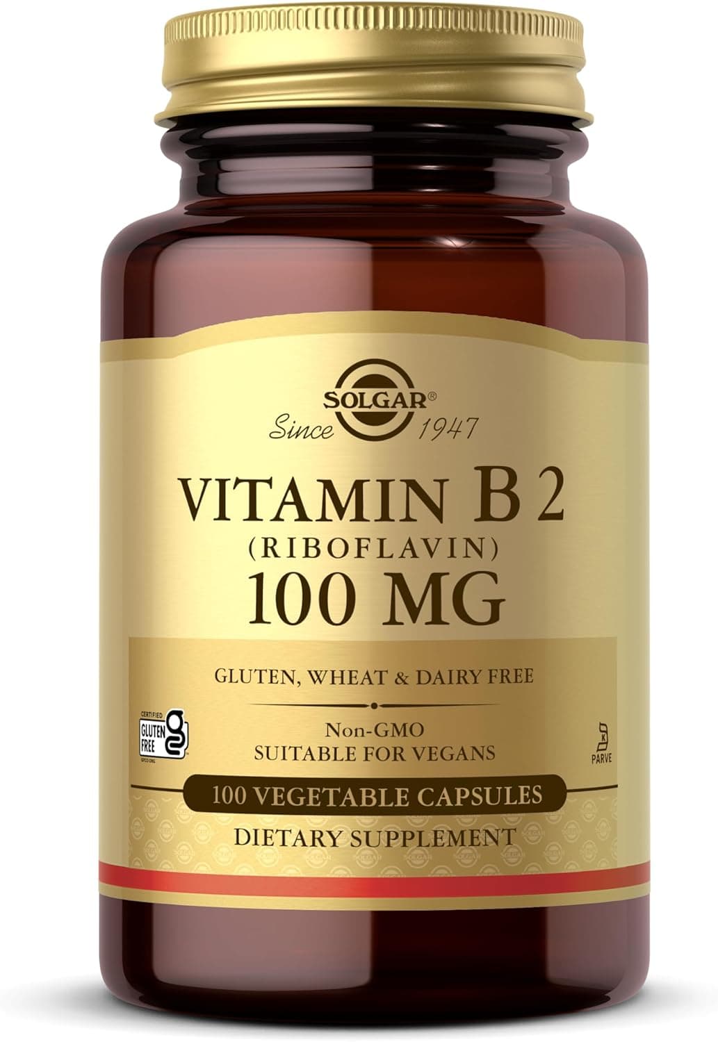 Solgar Vitamin B2 (Riboflavin) 100mg