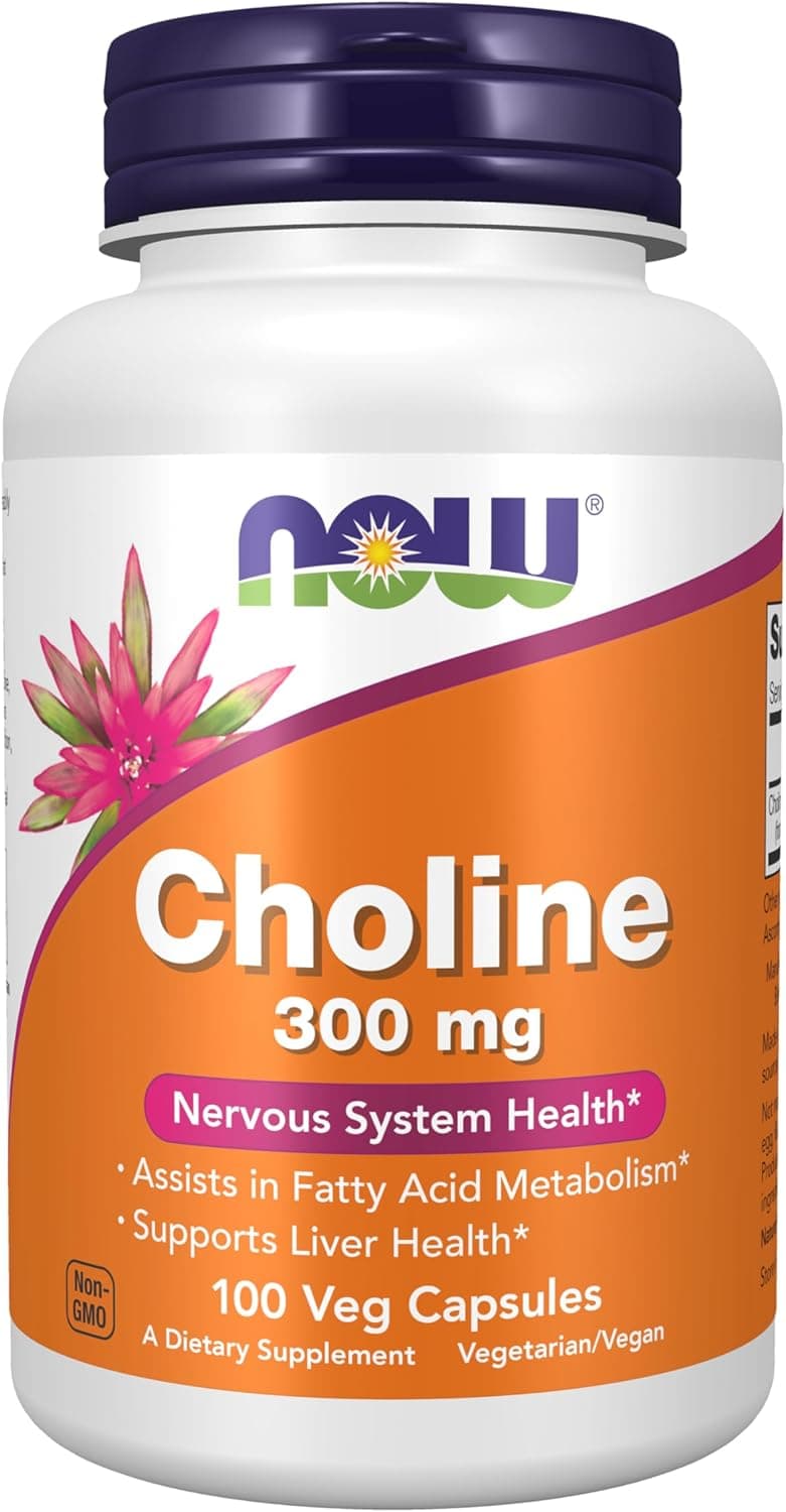 Now Supplements Choline 300 mg