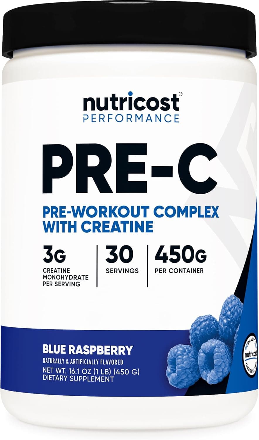 Nutricost Pre-C Pre-Workout Complex with Creatine (Blue…