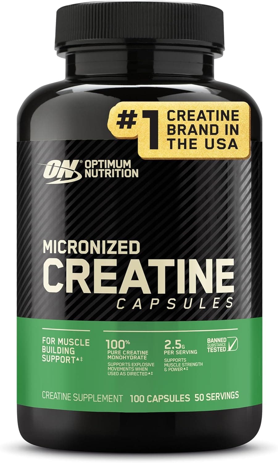 Optimum Nutrition Micronized Creatine Monohydrate Capsules