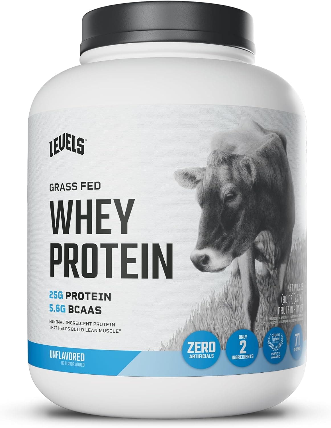 Levels Grass Fed Whey Protein Powder