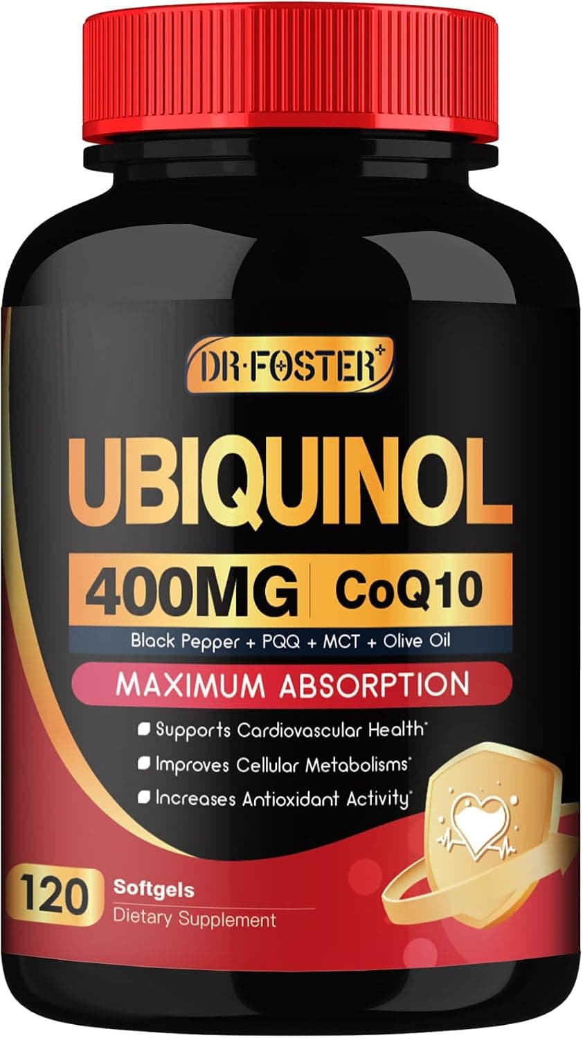 DRFOSTER Ubiquinol CoQ10 400mg Softgels