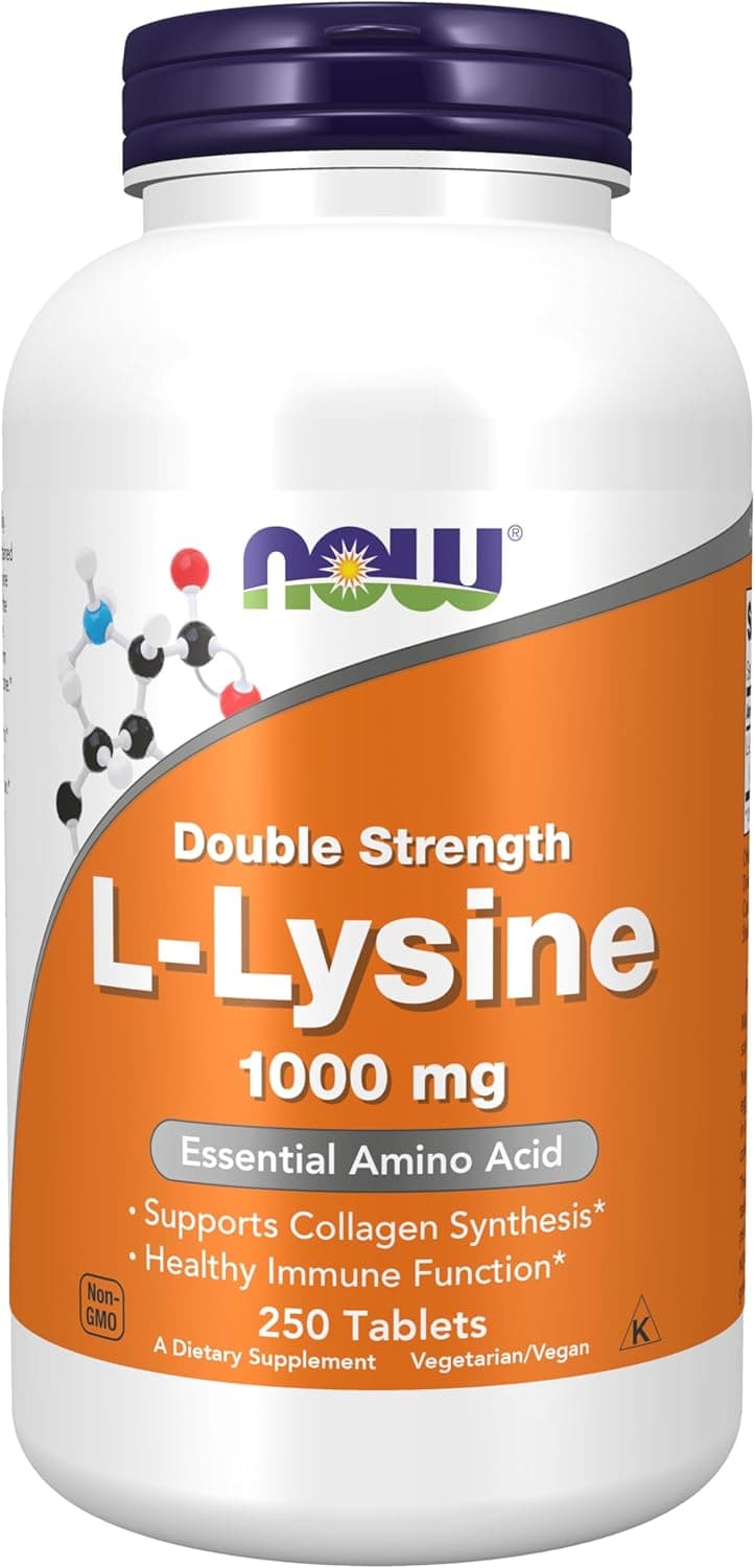 NOW Foods Supplements, L-Lysine (L-Lysine Hydrochloride) 1,000…