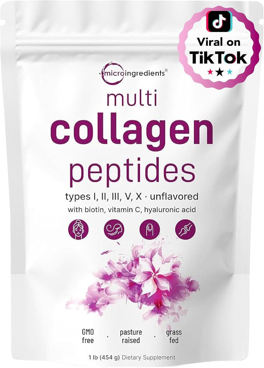 Micro Ingredients Multi Collagen Peptides Powder